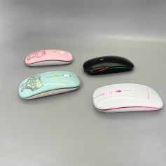 Customized logo Multi colors Led lighting mouse 4D button 2.4G Wireless Gaming Mouse with LED colorful breathing light