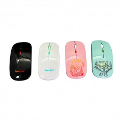 Pink green black yellow blue color 4D button Optical Wireless Mouse Gaming Mouse with LED colorful breathing light