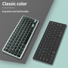  ABS Black Color Keyboard OEM Computer Accessories Optical Sensor Wireless Keyboard for IOS, Android, Windows Systems