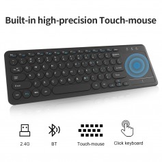 New Arrival Portable Keyboard Silent Wireless Keyboard ABS Membrane Custom Keyboard