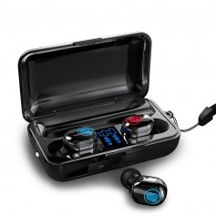 High Quality True Stereo True Wireless Binaural Sports Charging Box Wireless Headphones