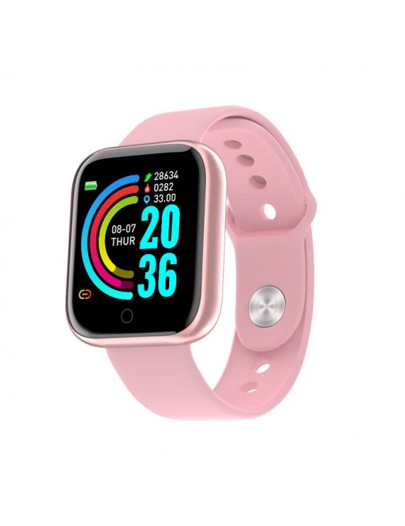 Factory Wholesale Y68 Plus Heart Rate Smart Wristband Men's Sports Smart Watch