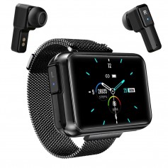 trending watchbuds T91 headphone Smart Watch 2 IN 1phone call voice call Smart Watch health fitness tracker